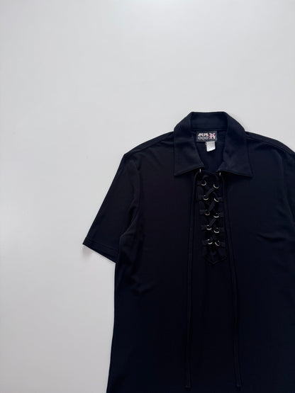 Jean Paul Gaultier 90s Black T-Shirt Size XS
