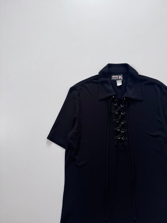Jean Paul Gaultier 90s Black T-Shirt Size XS