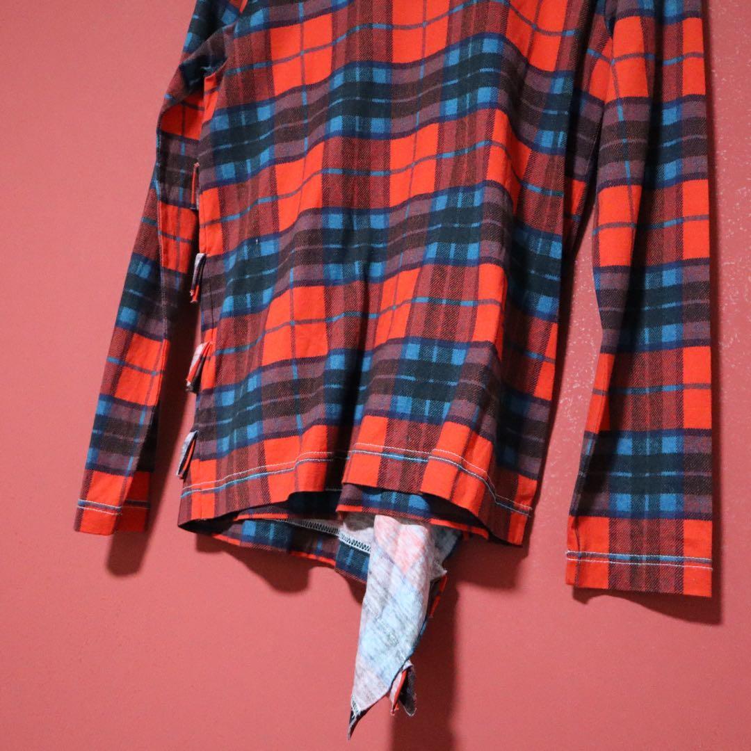 Comme des Garcons 20AW Red Asymmetrical Ruffle Long Size S
