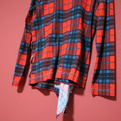 Comme des Garcons 20AW Red Asymmetrical Ruffle Long Size S