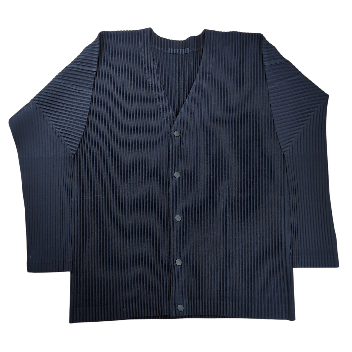 HOMME PLISSE ISSEY MIYAKE Pleats Cardigan Navy Size 3