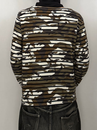 Sophnet. Camo Border Long Sleeve Shirt Size M