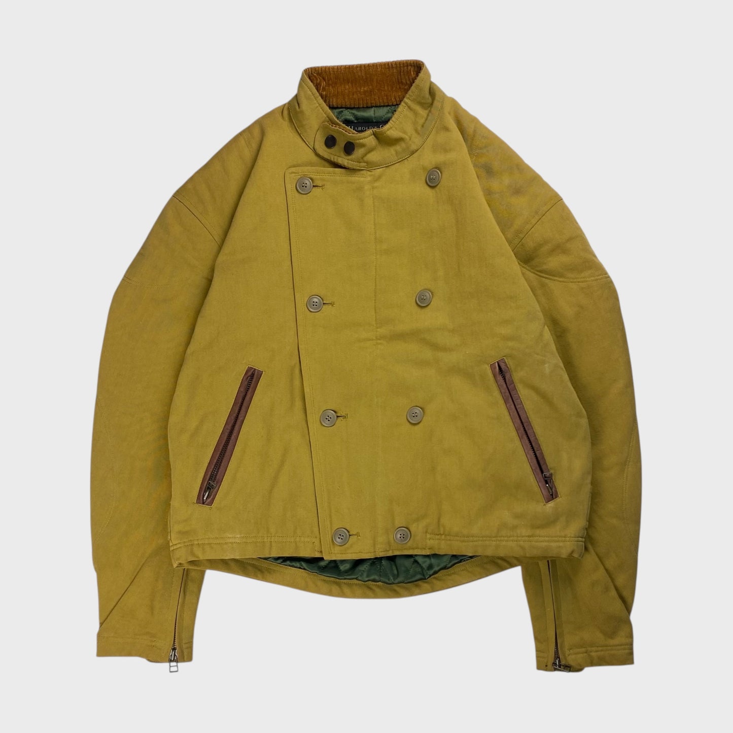 HAROLD'S GEAR Quilted Short Motorcycle Jacket Size M