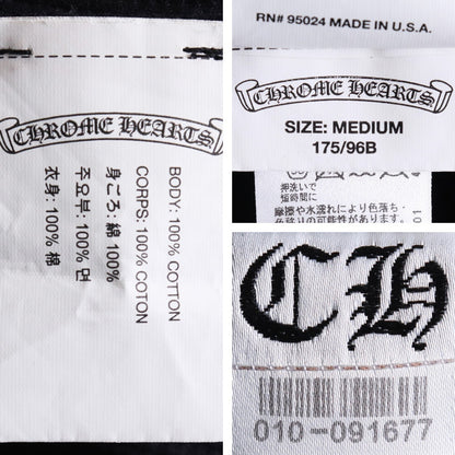 CHROME HEARTS Double Face Dagger Zip Up Hoodie Size M