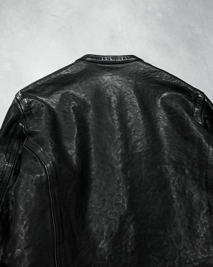 Isamu Katayama Backlash Garment Dyed Rider Jacket Size S