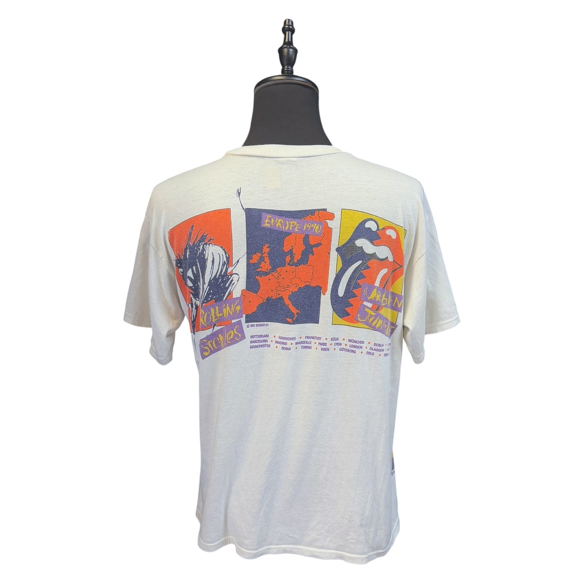 The Rolling Stones 90 EUROPE T-Shirt Size XL
