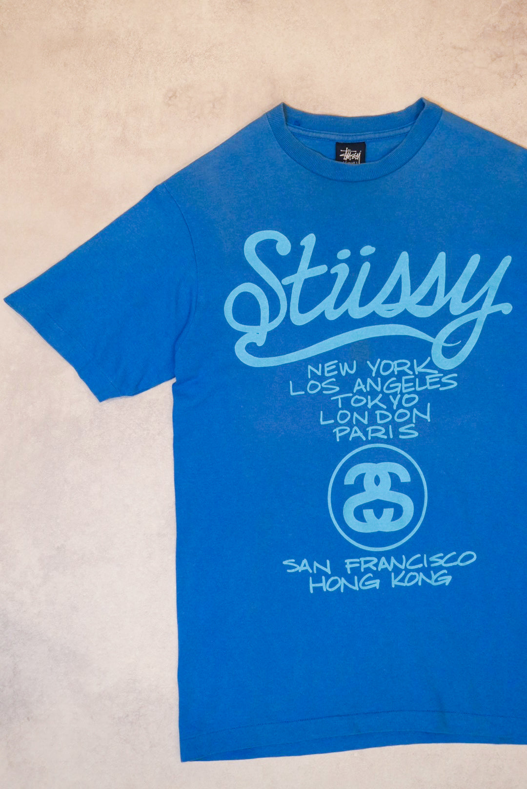 Stussy 00s Blue Cotton Size S