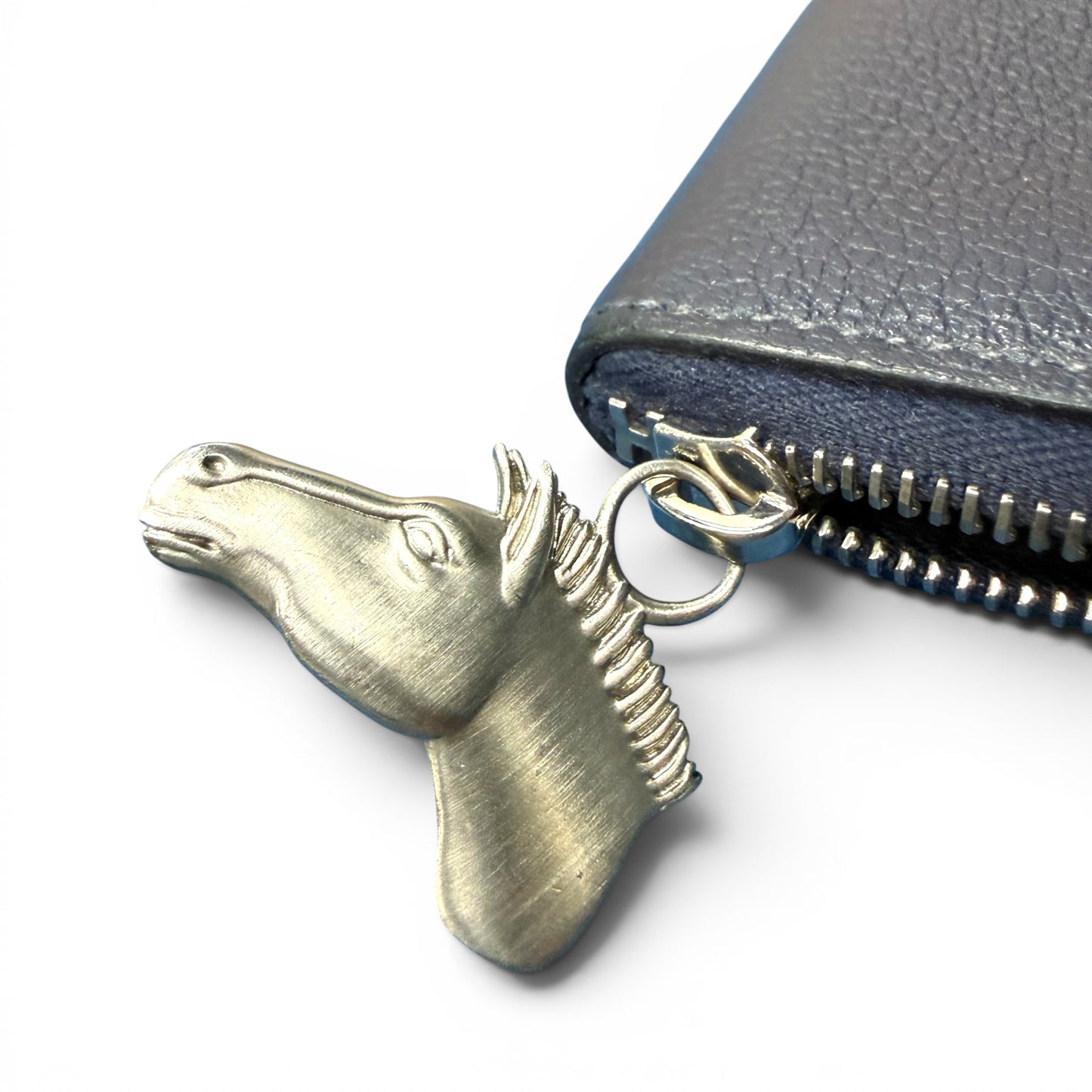 HERMES 2022 Zipngo Cheva Leather Wallet Size ONE SIZE