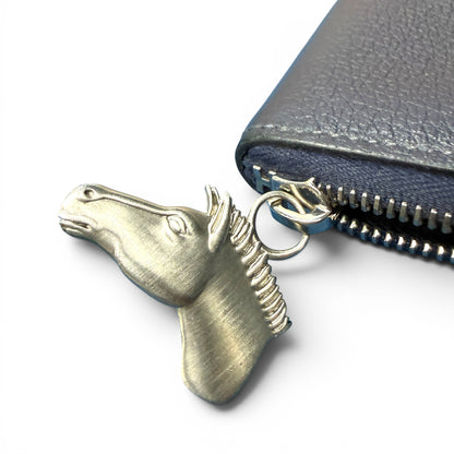 HERMES 2022 Zipngo Cheva Leather Wallet Size ONE SIZE