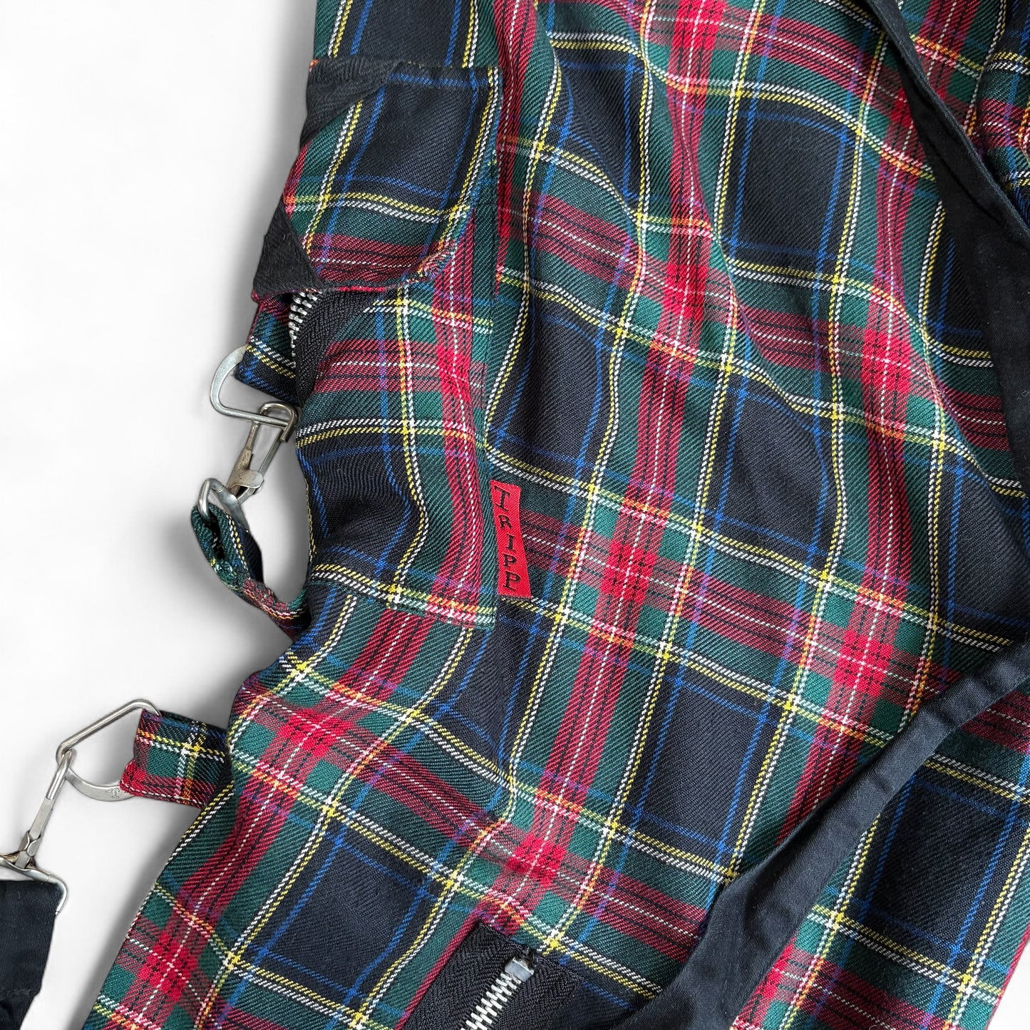 Vintage TRIPP NYC Tartan Check Bondage Pants Size 32