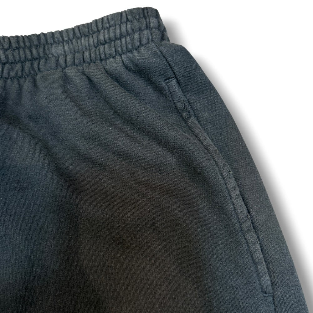 Balenciaga BB Paris Icon Logo Jogger Shorts Black Size M