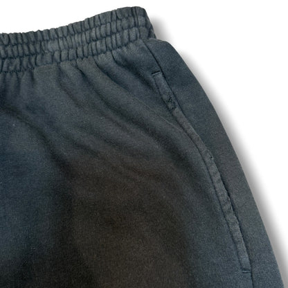 Balenciaga BB Paris Icon Logo Jogger Shorts Black Size M