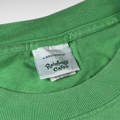 Rainforest Cafe Short Sleeve T-Shirt Green Size XL