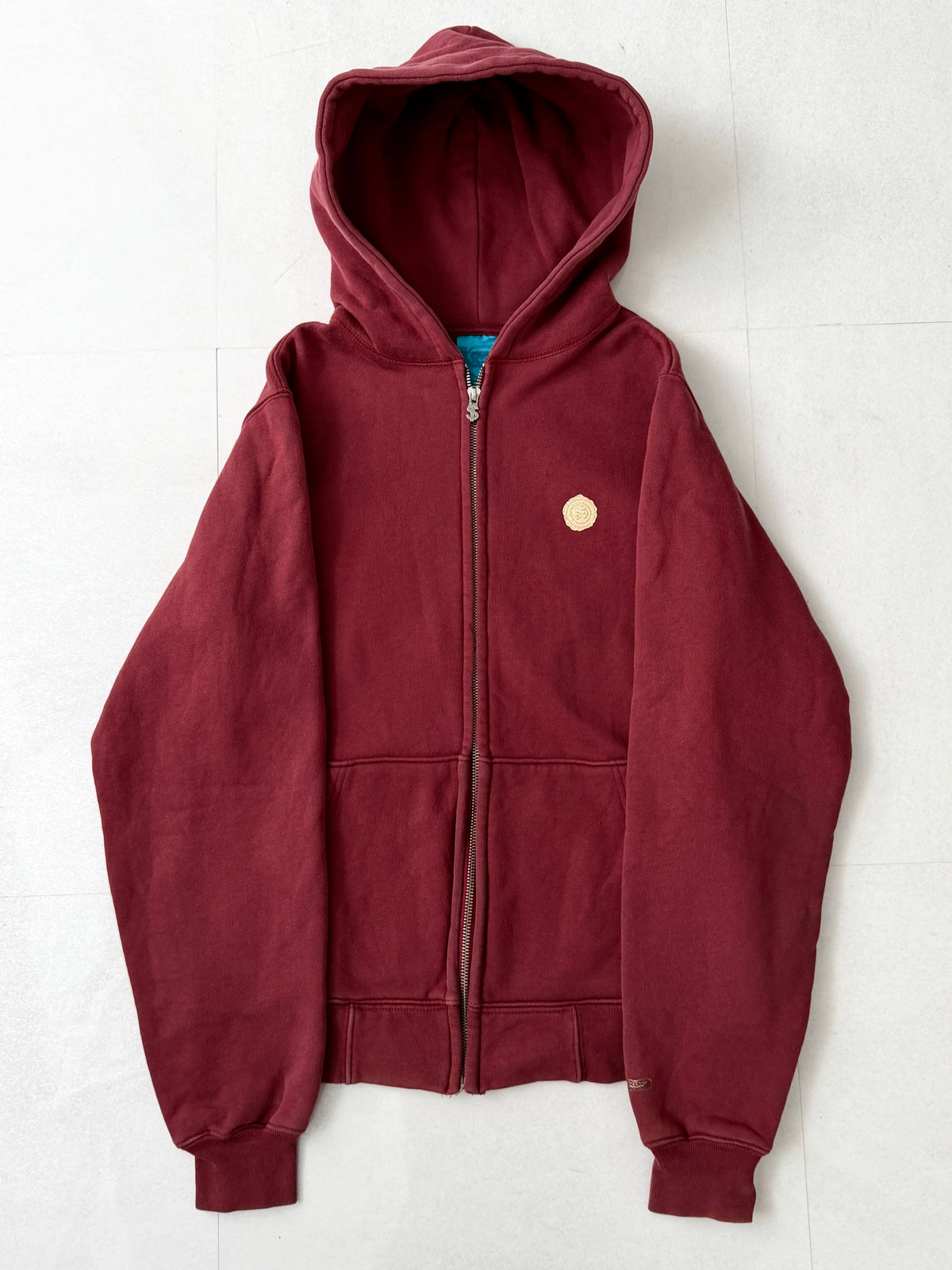 Swagger Cotton Message Design Zip Hoodie Size S
