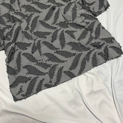 HaaT ISSEY MIYAKE 2019AW Leaf Pattern Long Coat Size 4