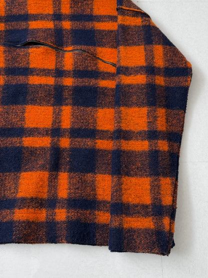 Zadig & Voltaire Multi Check Zip Wool Jacket Size XS