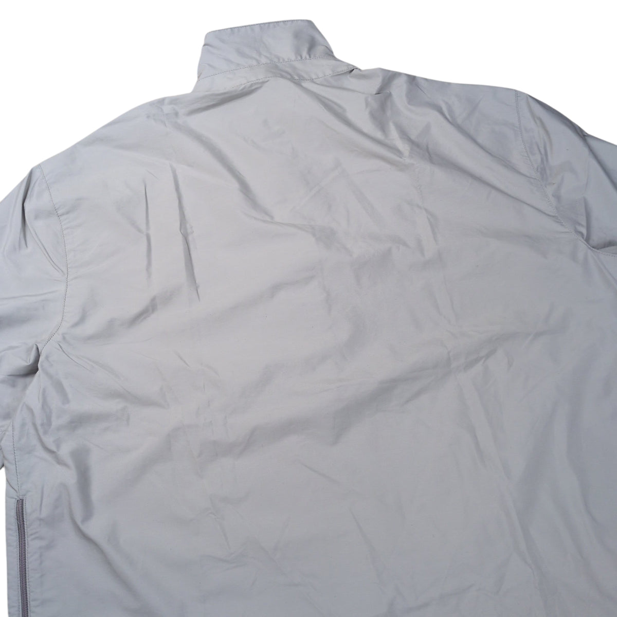 PRADA SPORT 1990s Half Zip High Neck Nylon Shirt Gray Size S