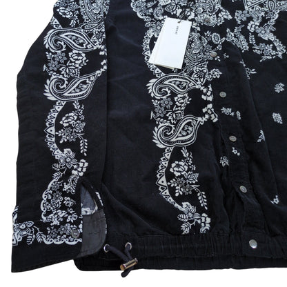 sacai 19AW Paisley Corduroy Shirt Black Size 2