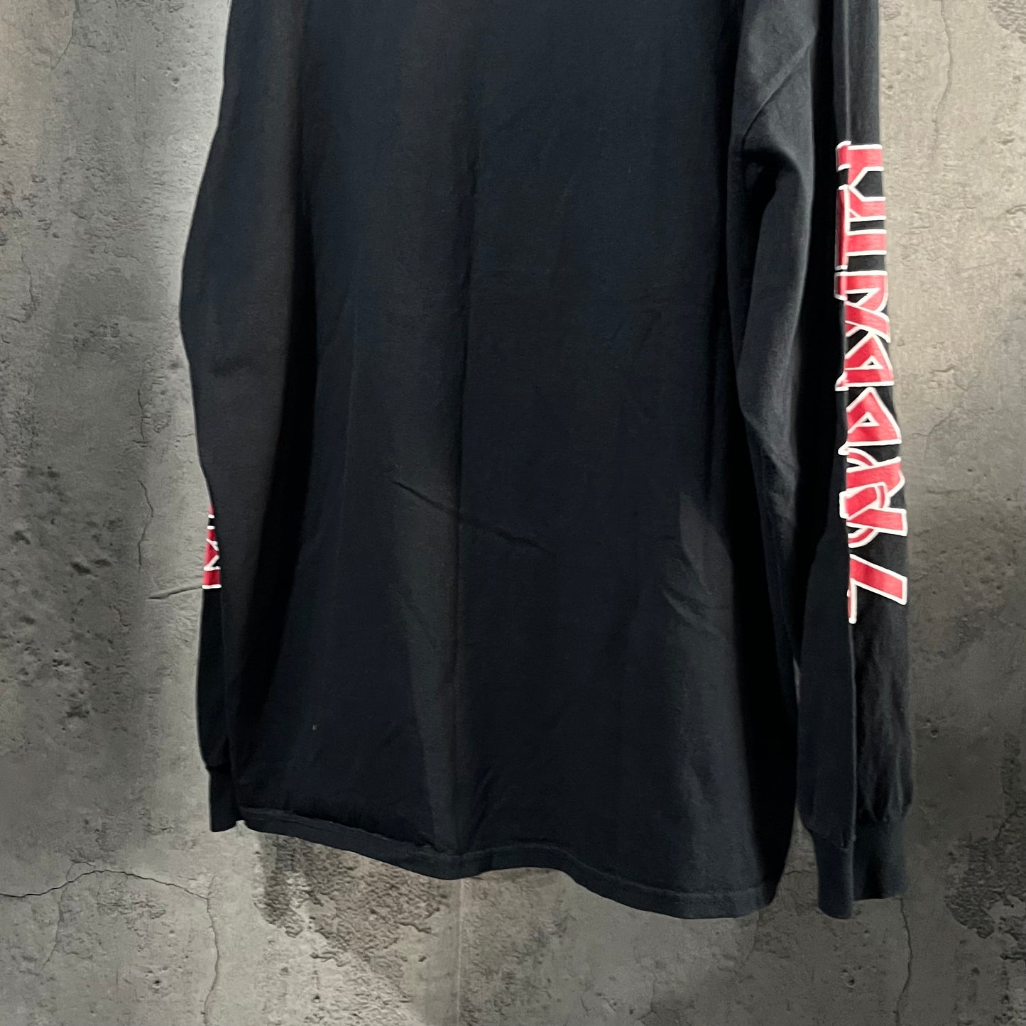 Vintage Milkboy Black Cotton Long Sleeve Tee Size XXL