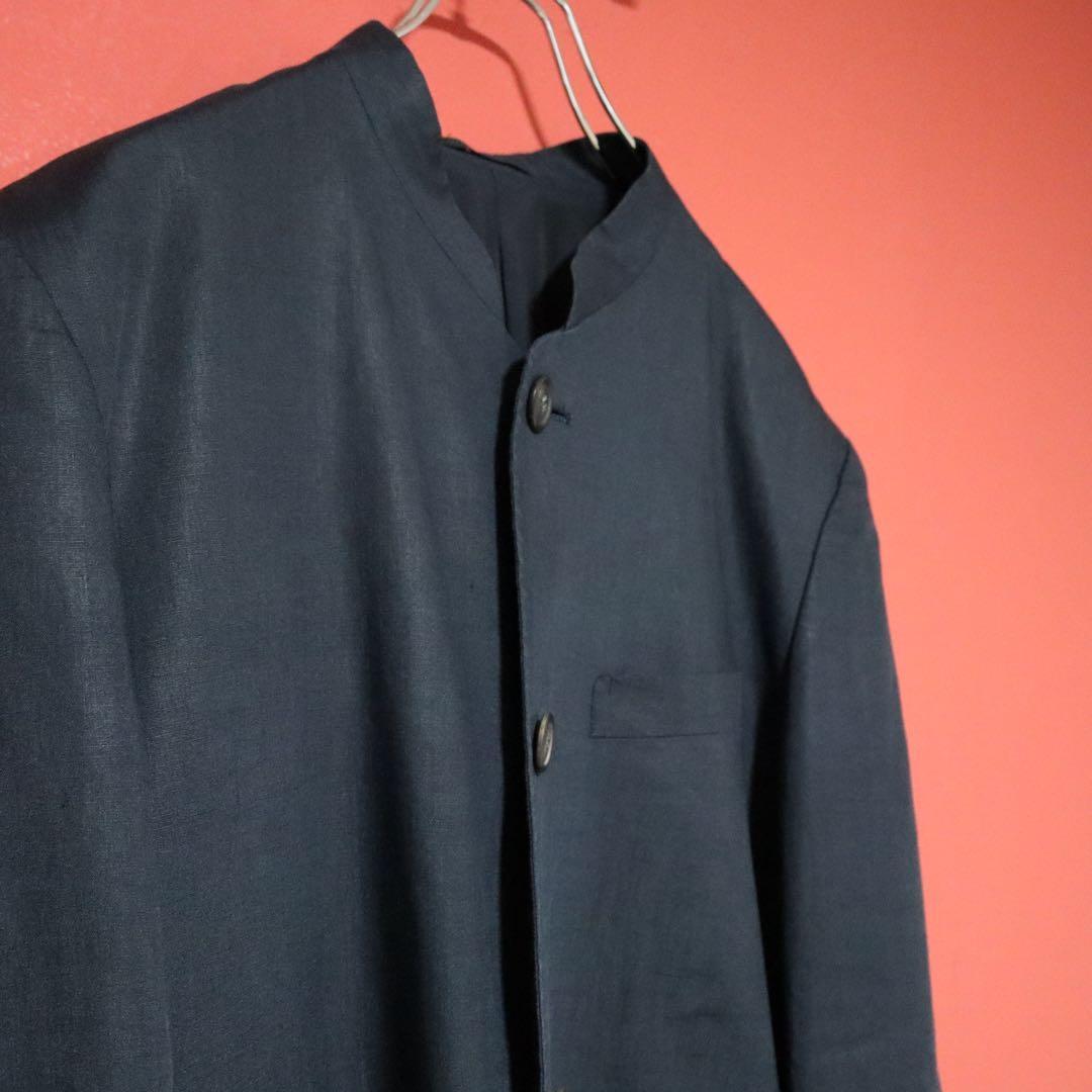 ISSEY MIYAKE 93SS Mao Collar Linen Oversized Blazer Size S