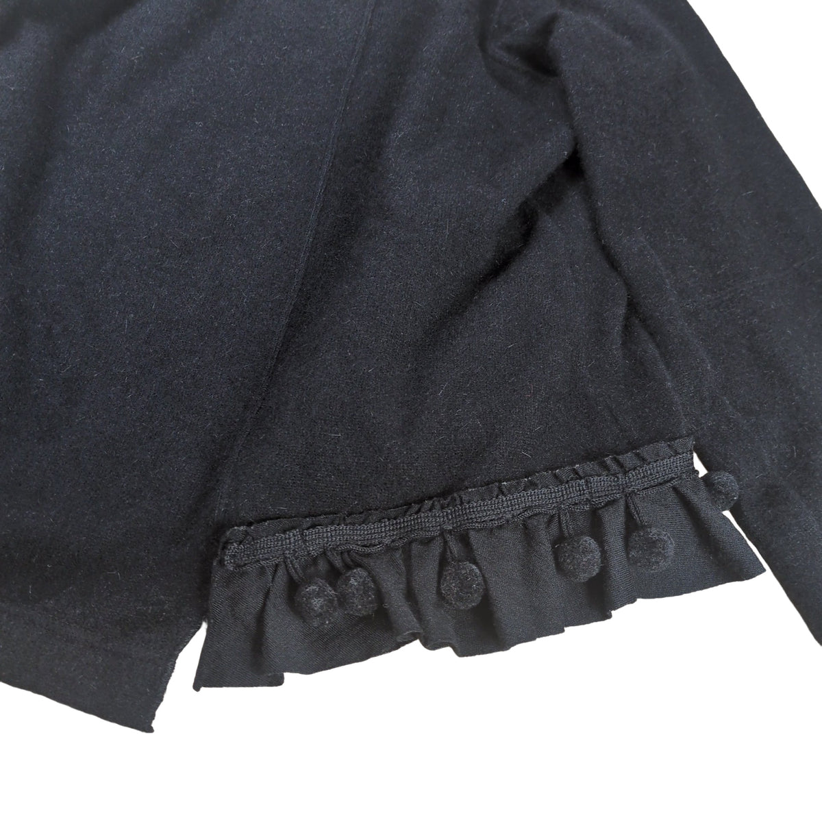 Comme des Garcons Angola Blend Frill Sweater