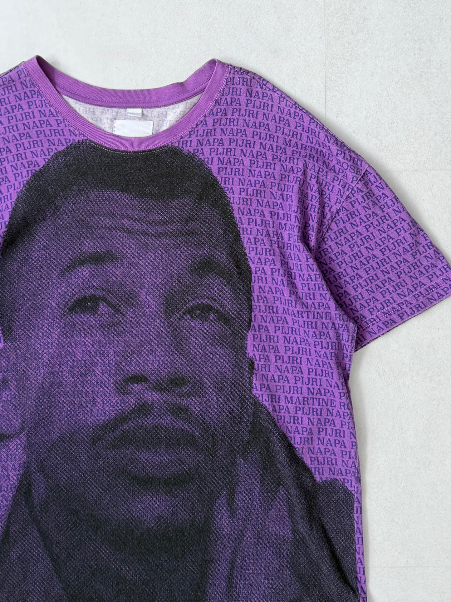 Martine Rose x Napapijri Purple Cotton T-Shirt Size M