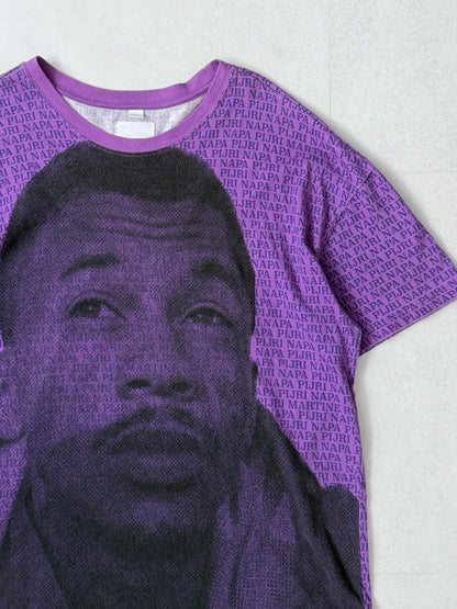 Martine Rose x Napapijri Purple Cotton T-Shirt Size M