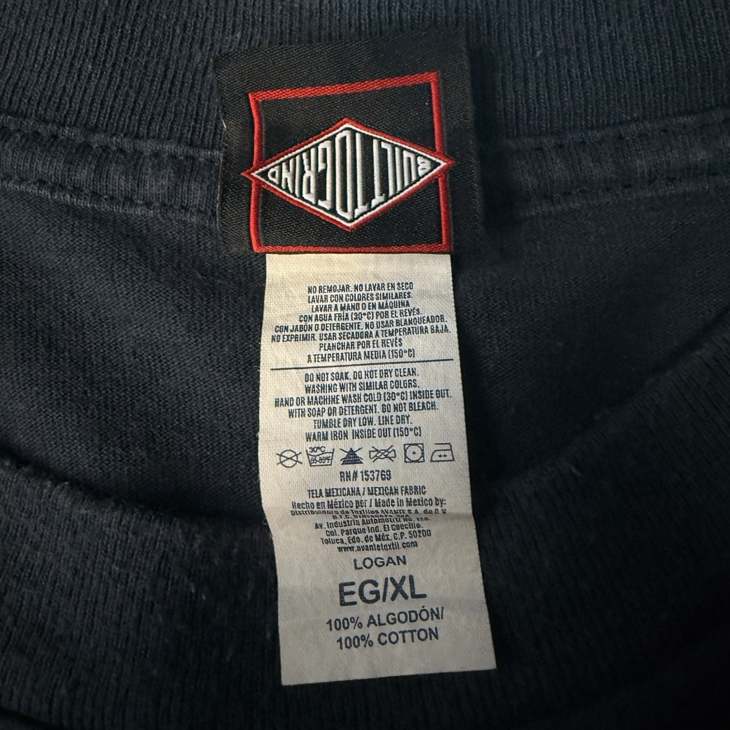 INDEPENDENT 00s Bar Logo Vintage T-Shirt Navy Size XL