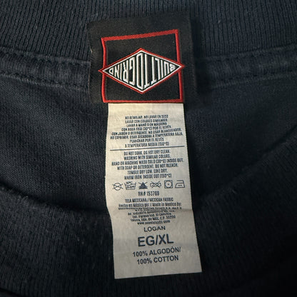 INDEPENDENT 00s Bar Logo Vintage T-Shirt Navy Size XL