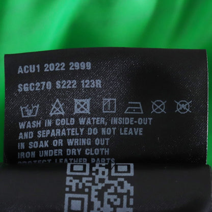 PRADA Re-Nylon Padded Logo Down Vest Green Size 52