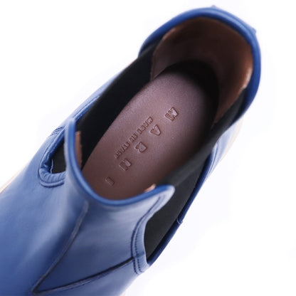 MARNI CHELSEA BOOT Nappa Leather Chelsea Boots Blue Size 35