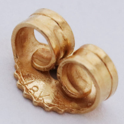 CHROME HEARTS 22K CH Plus Stud Earring Gold Size F