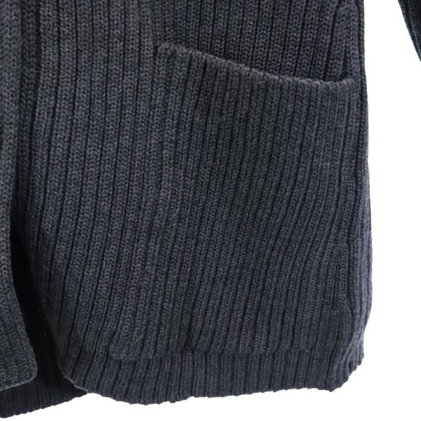CELINE Wool Knit Cardigan Gray Size 40