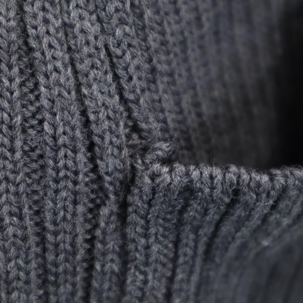CELINE Wool Knit Cardigan Gray Size 40