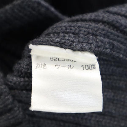 CELINE Wool Knit Cardigan Gray Size 40