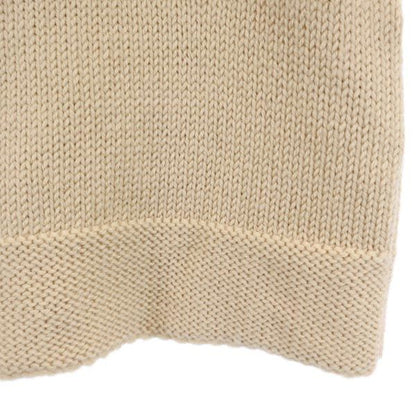 FOXEY Wool Long Sleeve Bolero Sweater Beige Size 40