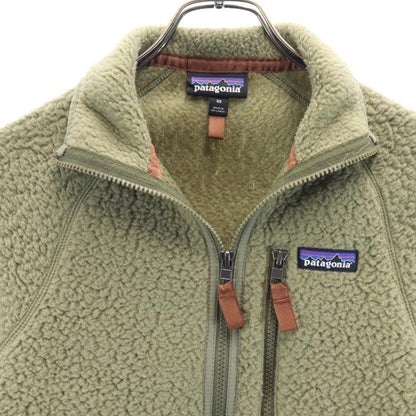 Patagonia Boa Fleece Mesh Lined Jacket Green Size XS