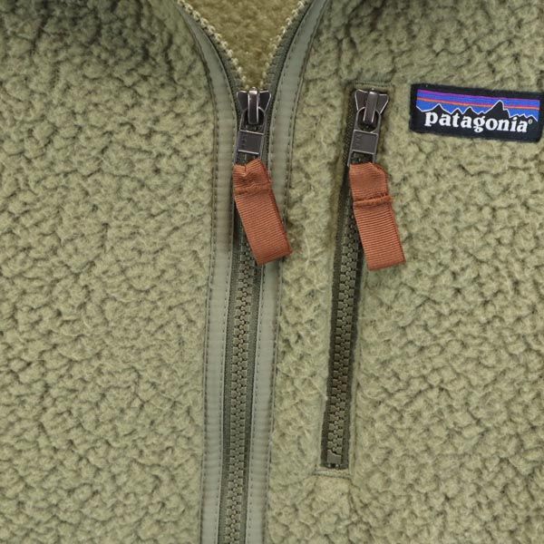 Patagonia Boa Fleece Mesh Lined Jacket Green Size XS