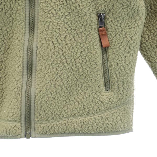Patagonia Boa Fleece Mesh Lined Jacket Green Size XS