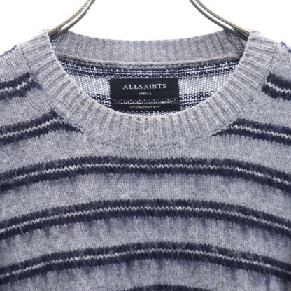 ALLSAINTS Gray Wool Blend Long Sleeve Sweater Size S