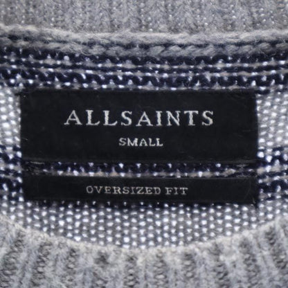 ALLSAINTS Gray Wool Blend Long Sleeve Sweater Size S