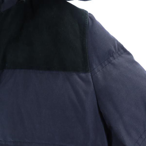 Ron Herman Hooded Down Jacket Navy Size S