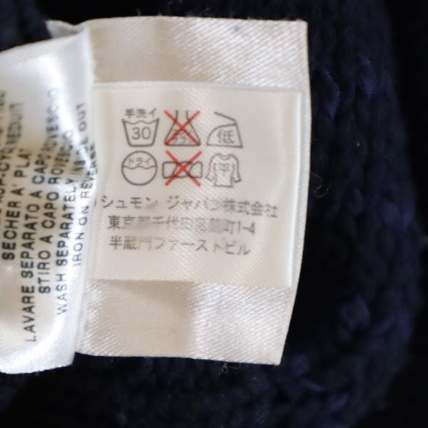 SEE BY CHLOE Long Sleeve Knit Sweater Navy Size USA 2