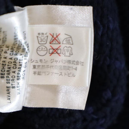 SEE BY CHLOE Long Sleeve Knit Sweater Navy Size USA 2