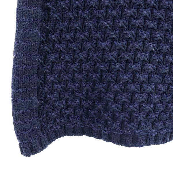 SEE BY CHLOE Long Sleeve Knit Sweater Navy Size USA 2