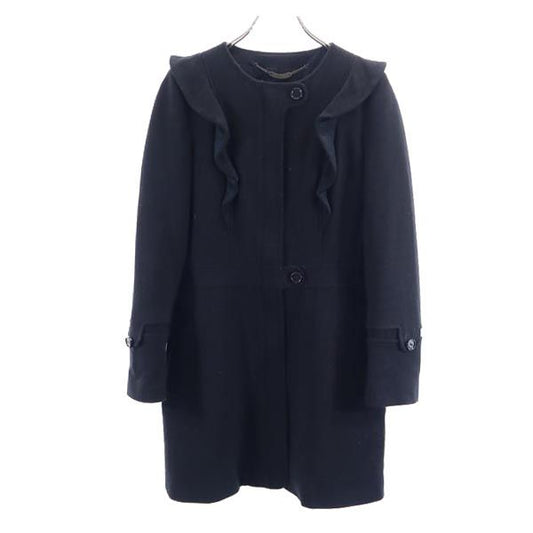 SEE BY CHLOE Collarless Coat Black Size 40