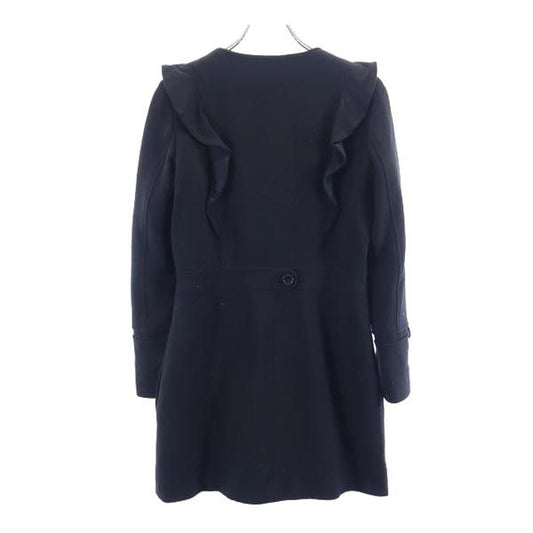 SEE BY CHLOE Collarless Coat Black Size 40