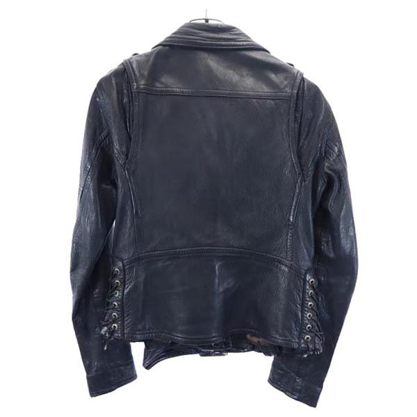 chikako Black Leather Jacket