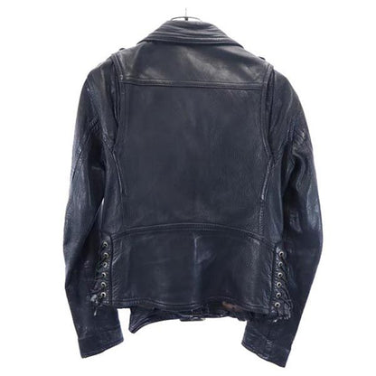 chikako Black Leather Jacket