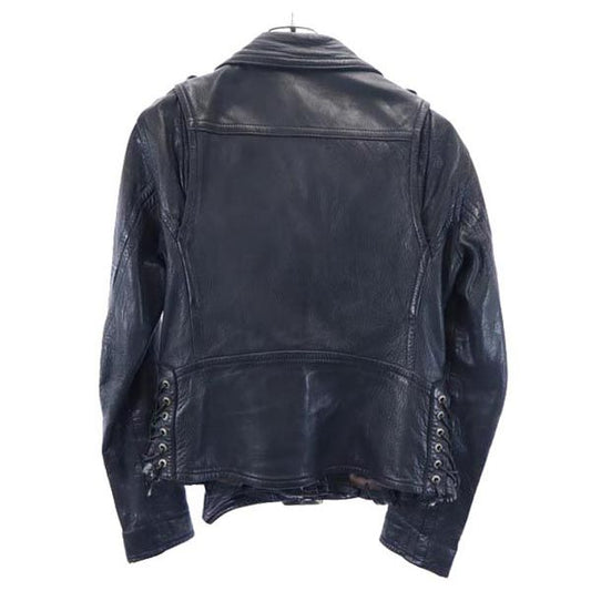 chikako Black Leather Jacket
